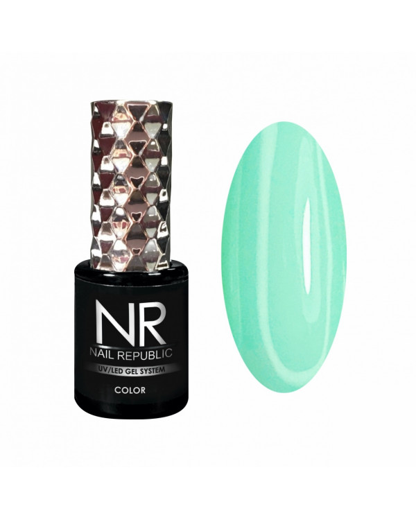 Гель-лак Nail Republic 311 бирюзово-голубой крайола