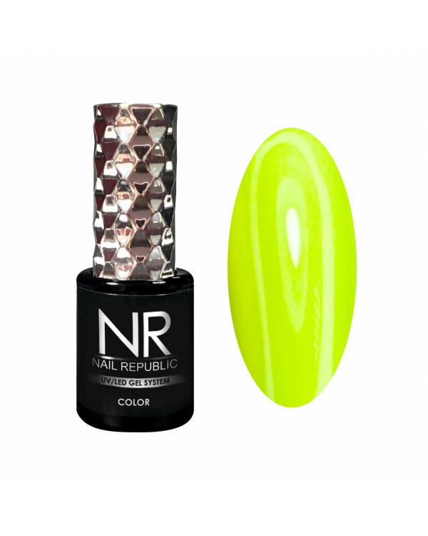 Гель-лак Nail Republic 152 неон желтый
