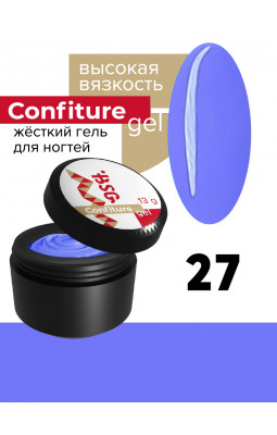 Жесткий гель BSG Confiture 27 высокая вязкость 13 гр сине-фиолетовый Жесткий гель BSG Confiture 27 высокая вязкость 13 гр сине-фиолетовый