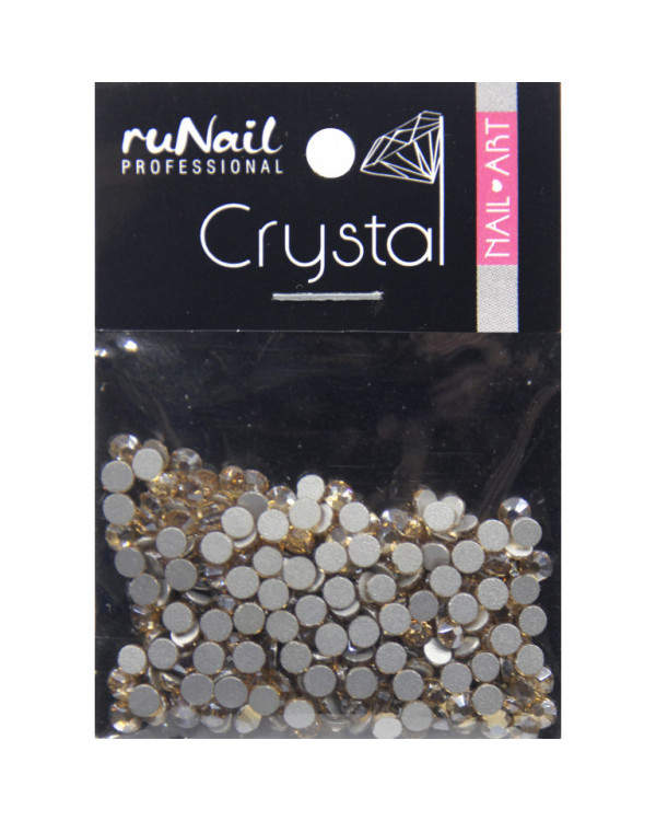 Стразы ruNail шампань D2,7мм 288шт 4126
