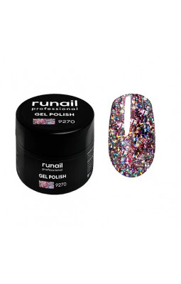 Гель-лак с блёстками Дракон 5гр runail 9270