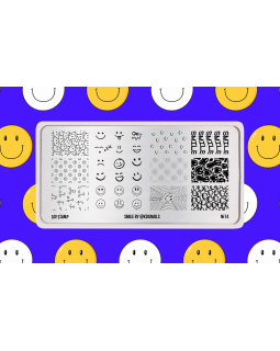 Пластина Go! Stamp 74 Smile by @ksiunails