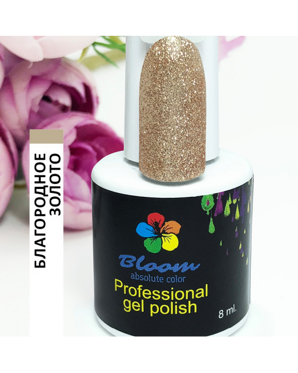 Гель-лак BLOOM 246 Благородное золото Гель-лак BLOOM 246 Благородное золото