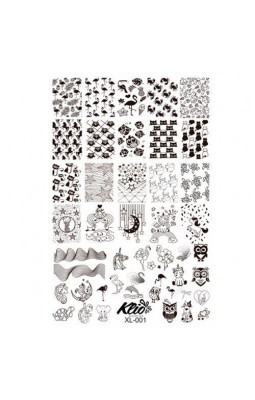 Пластина для стемпинга Klio XL-001-foto2