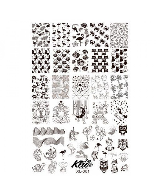 Пластина для стемпинга Klio XL-001