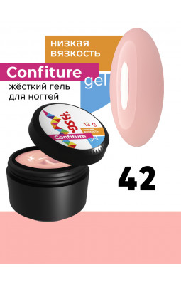 Жесткий гель BSG Confiture 42 низкая вязкость 13 гр бежево-персиковый Жесткий гель BSG Confiture 42 низкая вязкость 13 гр бежево-персиковый