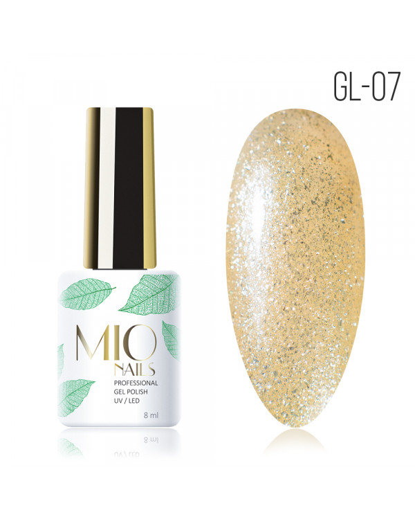 Гель-лак MIO NAILS GL-07 Светлое золото Гель-лак MIO NAILS GL-07 Светлое золото
