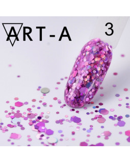 Глиттер Flash ART-A 03