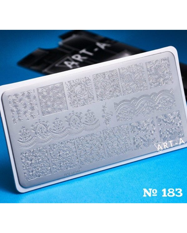 Пластина для стемпинга Art-A 6*12см A183