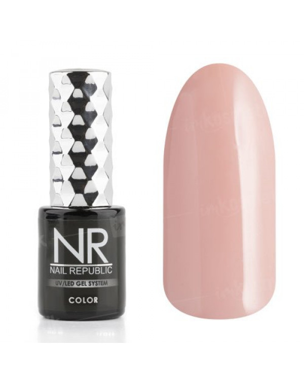 Гель-лак Nail Republic 004 полупрозрачный камуфлирующий