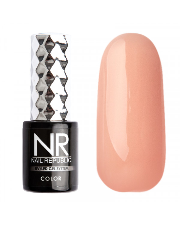 Гель-лак Nail Republic 004 полупрозрачный камуфлирующий