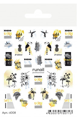 Слайдер-дизайн ruNail 6008