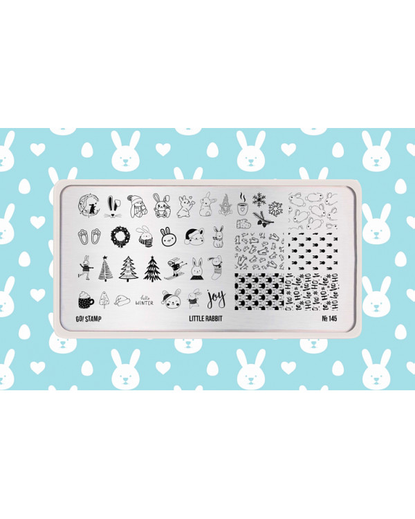 Пластина Go! Stamp  145 Little Rabbit