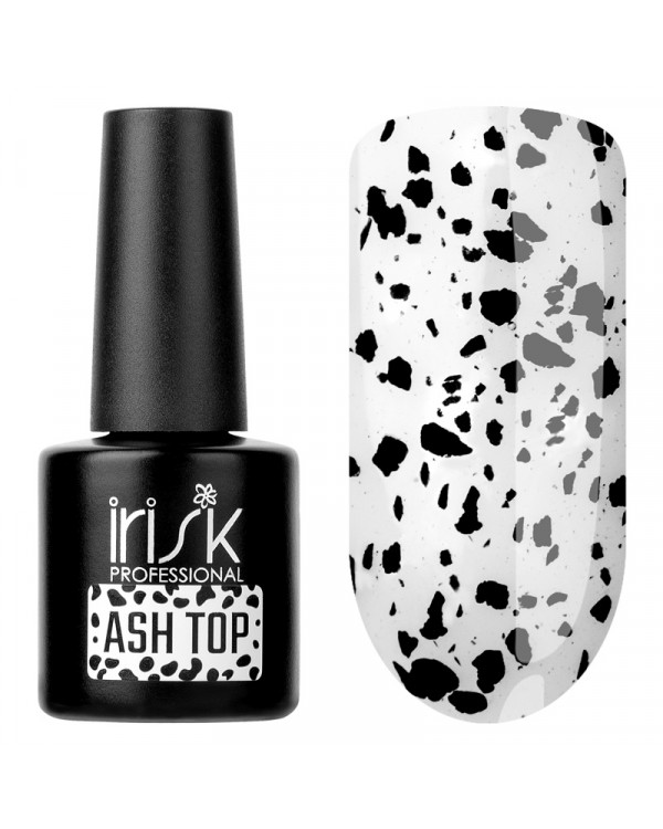 Топ декоративный без липкого слоя ASH TOP, 10МЛ (01 Black)