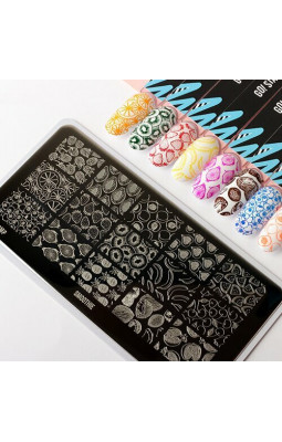 Пластина Go! Stamp  067 smoothie фрукты