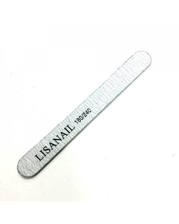 Пилки для ногтей LISANAIL 180/240 13 см тонкая