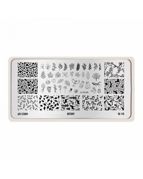 Пластина Go! Stamp  110 Botany