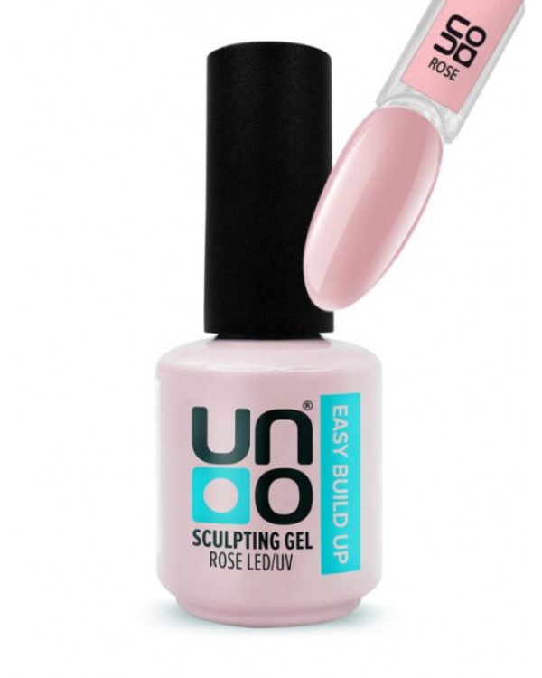 Моделирующий базовый гель Uno Easy Build Up Rose 15мл