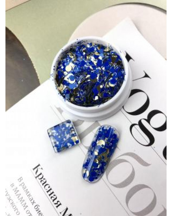 Глиттер CONFETTY MIX  NAVY 1206