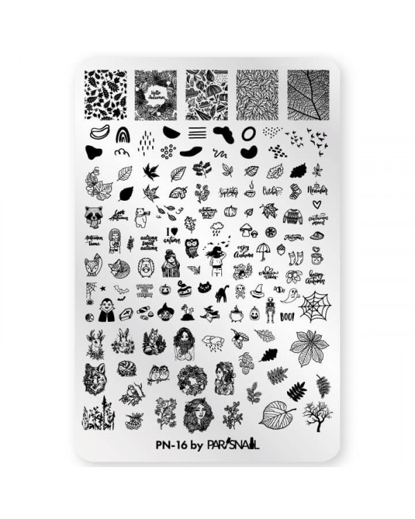 Пластина для стемпинга ParisNail PN-16