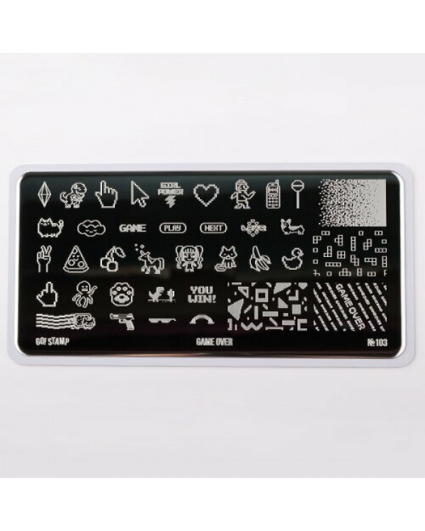 Пластина Go! Stamp  103 Game Over