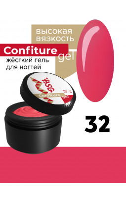 Жесткий гель BSG Confiture 32 высокая вязкость 13 гр карминовый Жесткий гель BSG Confiture 32 высокая вязкость 13 гр карминовый