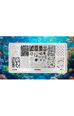 Пластина Go! Stamp  311 waterworld