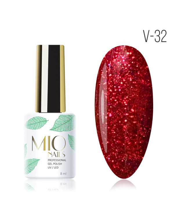 Гель-лак MIO NAILS V-32 Пламя страсти.