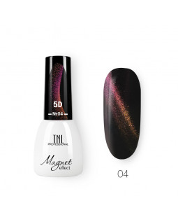 Гель-лак TNL кошачий глаз 5D 04 лилово-миндальный 7 мл