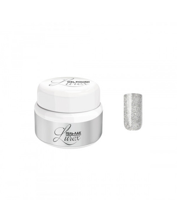 Гель-лак Lurex 5гр runail серебро 3754