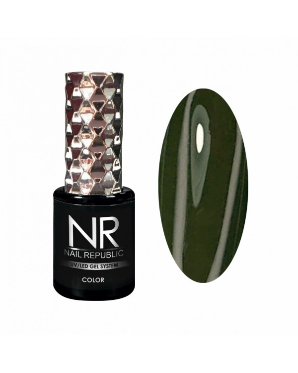 Гель-лак Nail Republic 121 умеренно-оливковый