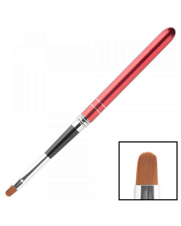 Кисть овальная складная для геля Irisk R203-10