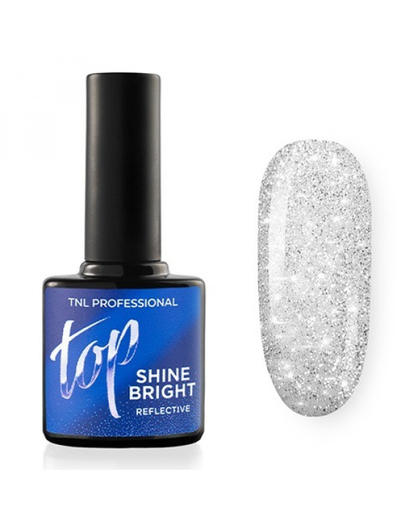 Закрепитель для гель-лака TNL Shine Bright светоотражающий 10мл
