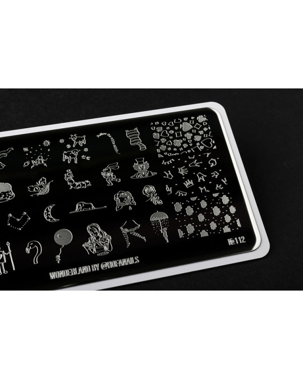 Пластина Go! Stamp  112 wonderland by @hofahails