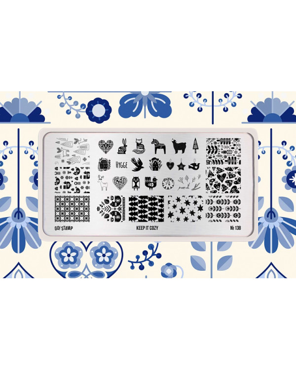 Пластина Go! Stamp  138 Keep it Cozy