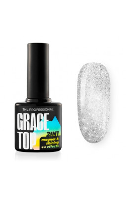 Закрепитель д/гель-лака TNL Grace 2в1 светоотражающий 10мл