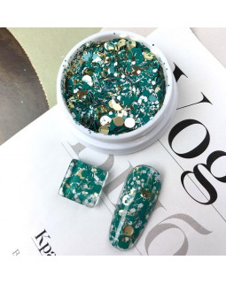 Глиттер CONFETTY MIX  Wood 1208