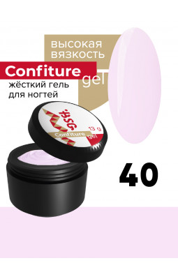 Жесткий гель BSG Confiture 40 высокая вязкость 13 гр светло-лиловый Жесткий гель BSG Confiture 40 высокая вязкость 13 гр светло-лиловый