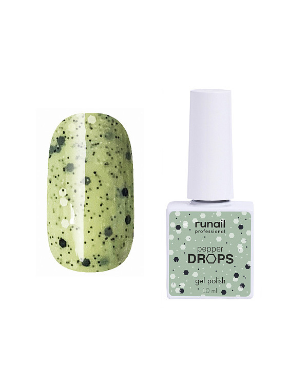 Гель-лак ruNail Pepper Drops 10 мл, 7309