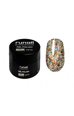 Гель-лак с блёстками Дракон 5гр runail 9273
