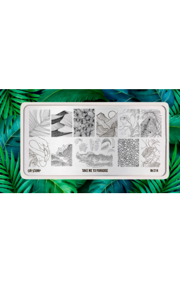 Пластина Go! Stamp 314 take me to paradise