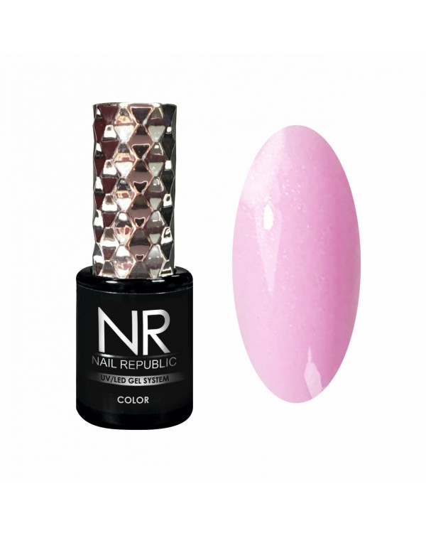 Гель-лак Nail Republic 041 мерцающий клубничный крем
