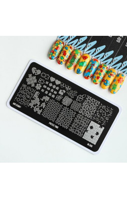 Пластина Go! Stamp  308 puzzle time