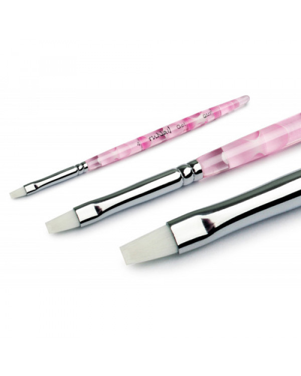 Кисть д/геля ruNail Gel GMF №4 0194