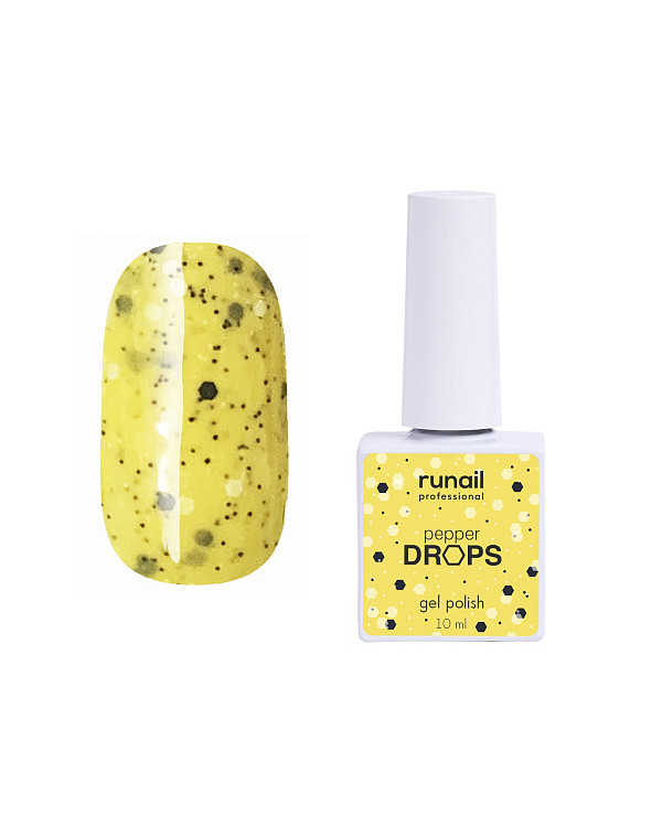 Гель-лак ruNail Pepper Drops 10 мл, 7310
