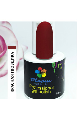 Гель-лак BLOOM 095 Красная гвоздика