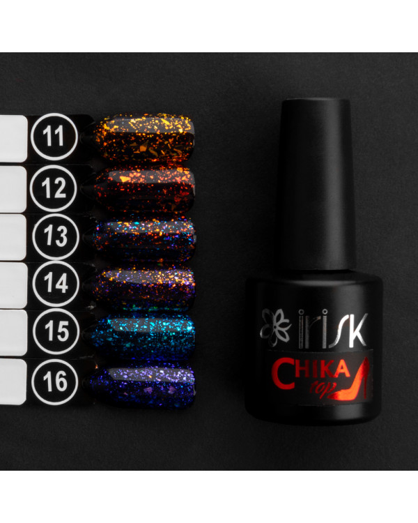 Топ с шиммером Chika Top без липкого слоя 10мл 11