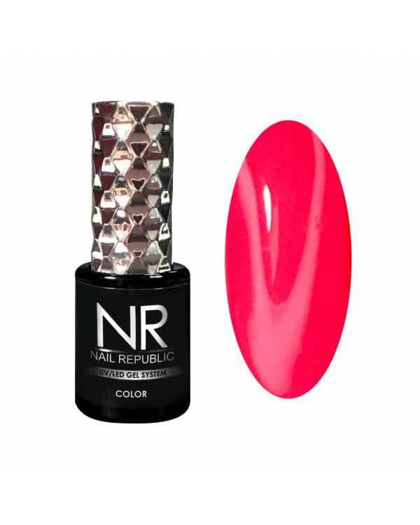 Гель-лак Nail Republic 213 красно-оранж. крайола