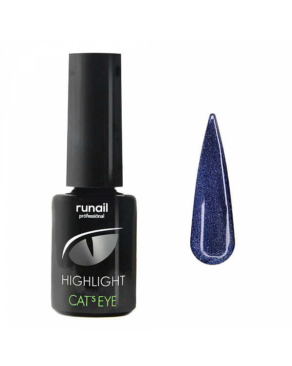 Гель-лак ruNail Cat`s eye Highlight 6мл 6720