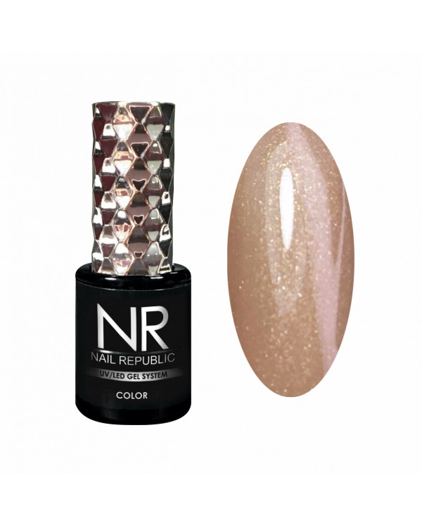 Гель-лак Nail Republic 118 мерц.песочно-коричневый